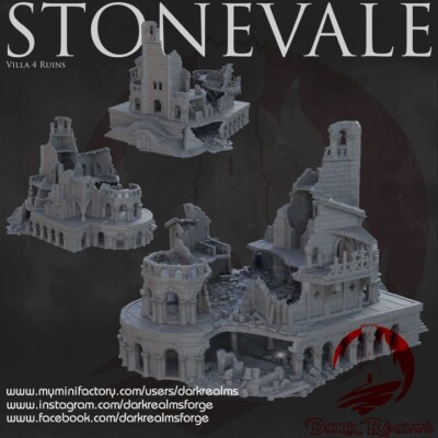 Dark Realms Stone Vale Villa 4A V.2 Mittelerde Fantasy Tabletop DnD