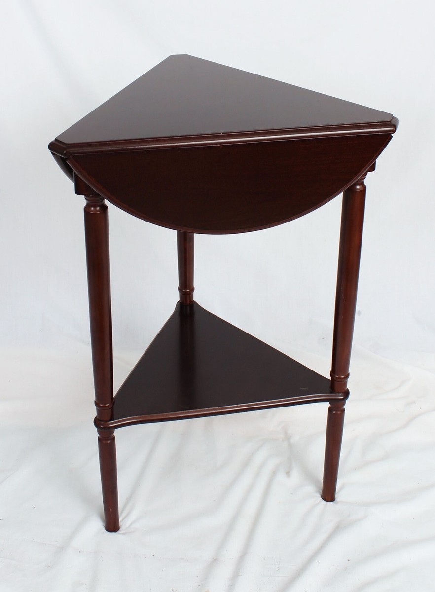 Bombay Company Round Triple Drop Leaf Folding Table | eBay