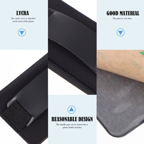 Back-mount Card Holder Man Cell Phone Pocket Self Adhesive Holders - 第 5/12 張圖片