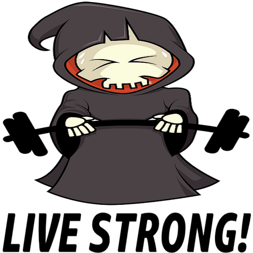 30 Custom Live Strong Reaper Personalized Address Labels