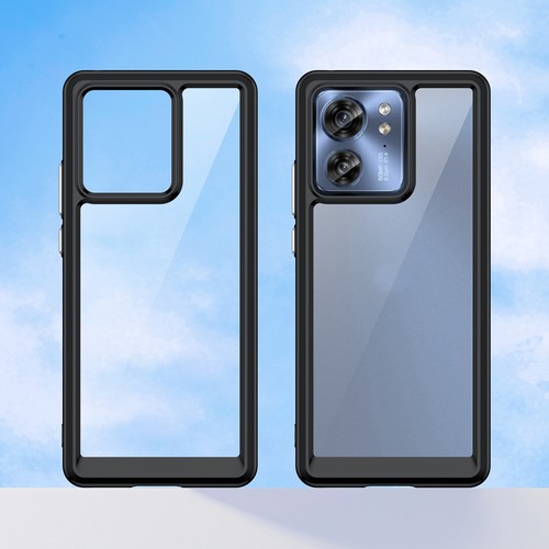 Funda protectora de cristal transparente transparente transparente a prueba de golpes para Motorola Edge 40 - Imagen 2 de 23