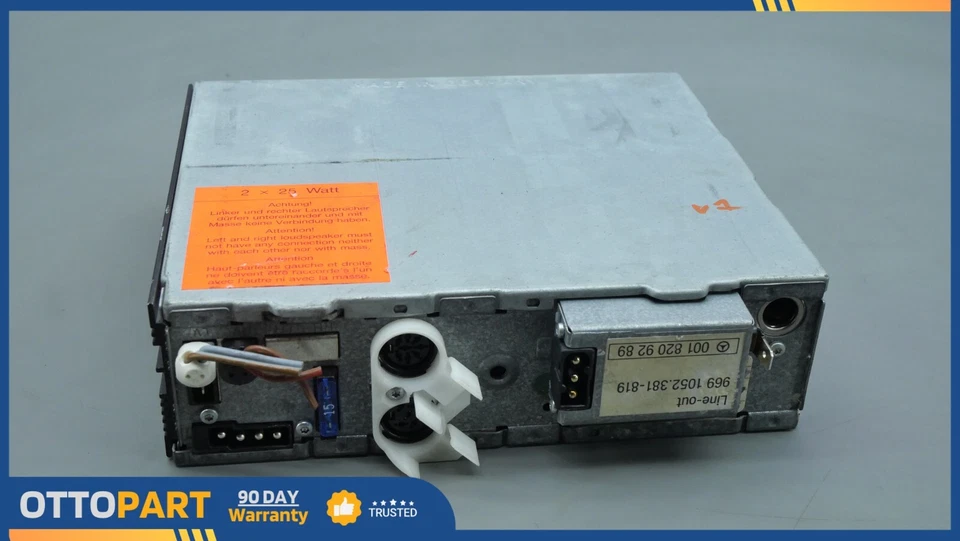 1990-1993 MERCEDES-BENZ 300SL Amplifier Amp Radio Audio Sound OEM A0018209689 - Image 4 of 4