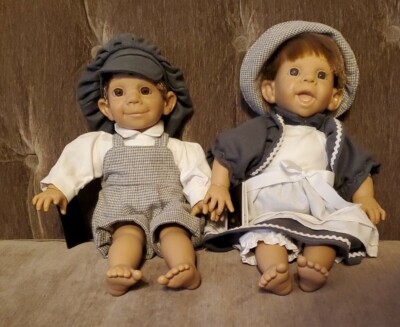 D'ANTON  jos ２体　スペイン 人形 Vintage D'Anton Jos Dolls Boy & girl 14.5” Made In Spain