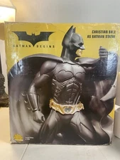Nice Batman Begins Christian Bale Batman 14" Statue DC Direct #563 of 2500 Free
