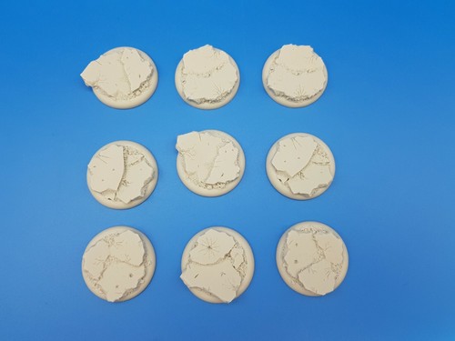 Micro Art Studio 40mm Ruins WIde Lip Round Bases (2) Brand New B00142 - Picture 6 of 6