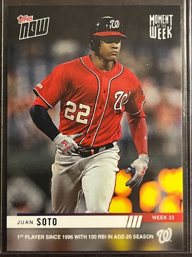 2019 Topps Now MOW-23 Juan Soto