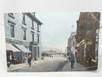 Argyll Street Dunoon Schottland Vintage Postkarte um 1910 Castle Emporium Golf Store