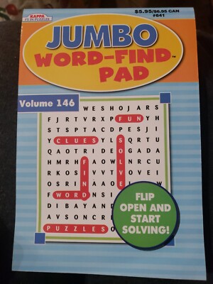 Jumbo Word-Find Pad volume 146