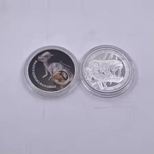 Jurassic Dinosaur Coin Set | Box Set mit 10 Münzen | T-Rex Dinosaurier Münzen - Bild 9 von 12