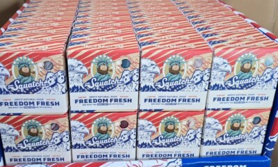 New! Lot Of 10 Dr. Squatch FREEDOM FRESH Limited Edition Soap Bar 5oz Each