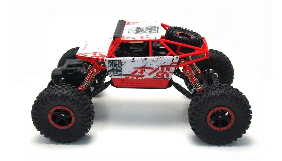 Amewi RC Conqueror Rock Crawler 1:18 | White-Red | 4WD RTR Offroad-Fahrzeug - Bild 2 von 4