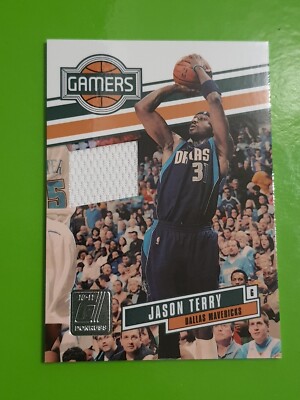 2010-11 Panini Donruss Gamers Materials 19 Jason Terry Dallas Mavericks /299