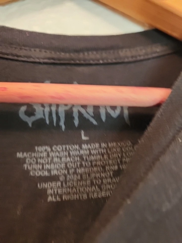 SLIPKNOT SUBLIMINAL VERSES WORLD TOUR 2005 HEAVY METAL CONCERT SHIRT SIZE L - Image 4 of 4