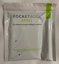 Rocketbook Mini Smart Reusable Notebook - Dotted Grid Eco-Friendly Black NEW