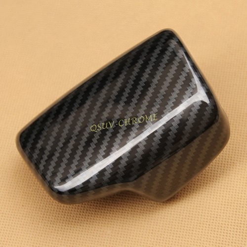 For Audi A4 B9 A5 Q5 Q7 LHD Carbon Fiber Gear Shift Knob Cover Trim Accessories - Afbeelding 4 van 8