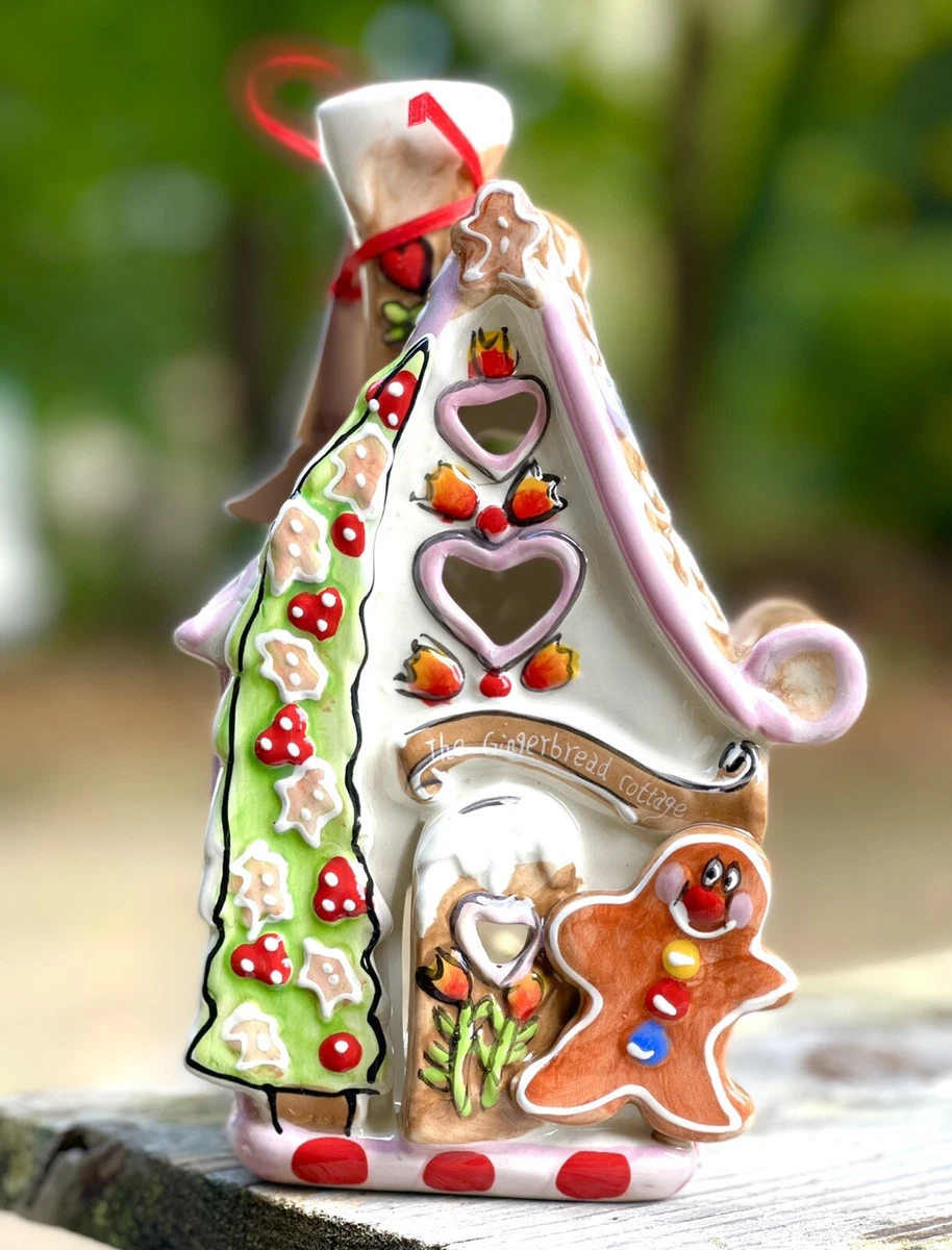 Gingerbread tea light holder deals