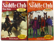 The Saddle Club Horse Paperback by Bonnie Bryant x 2 Young Adult books GC