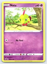 Natu 076/192 Common Rebel Clash Pokemon Card - NM Near Mint