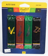 Vandoren Alto Sax - jazz mix package of reeds