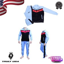2-Piece Mustang Tracksuit Jogging GYM Track Jacket Track Pants Large Size