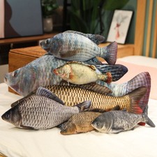 Simulation Fish Plush Pillow Sleep Cushion Plush Toys Stuffed Soft Animal Carp