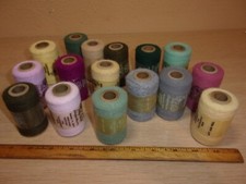 LOT 4 16 RANDOM COLORS PRETTY PUNCH ACRYLIC YARN FOR PUNCH EMBROIDERY