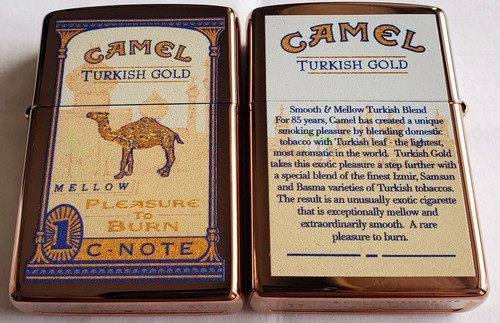ZIPPO CAMEL C-NOTE Roségold Etui CZ LIMITIERTE EDITION 50 HERGESTELLTE türkische Goldnote! - Bild 10 von 12