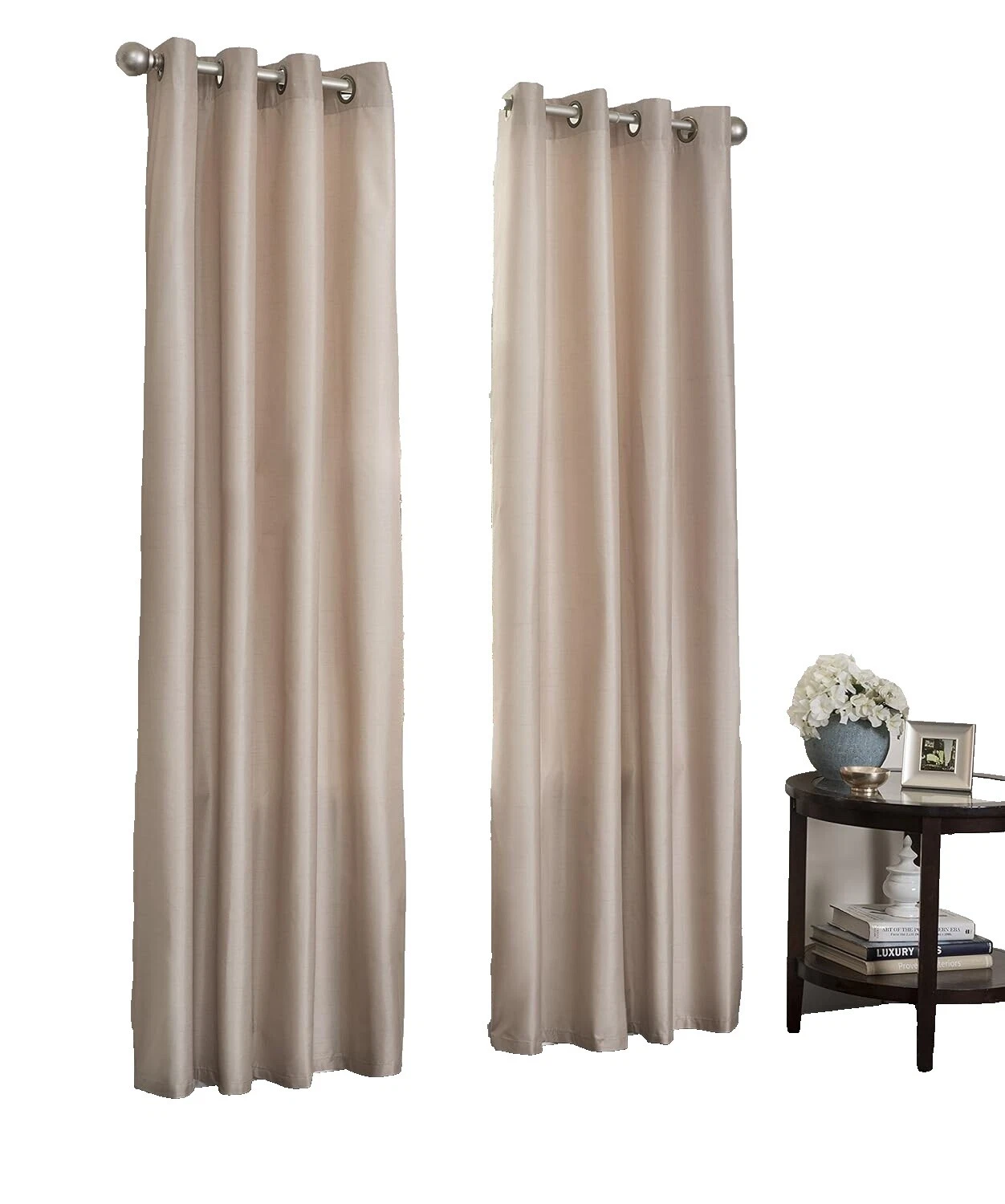 Bamboo Solid Pattern Window Curtains & Drapes
