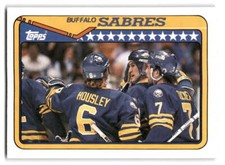 Buffalo Sabres 1990-91 Topps HOCKEY #262a Buffalo Sabres