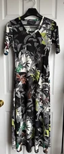 Attitudes by Renee Maxi Como Jersey Dress  XS Petite Rainforest w/Pockets NEW