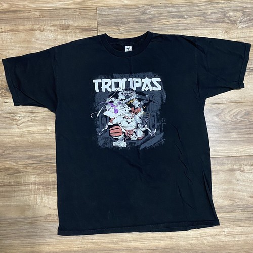Teenage Mutant Koopa Troopas TMNT Mario Mash Up Shirt Men Lg Black Short Sleeve - Picture 2 of 8