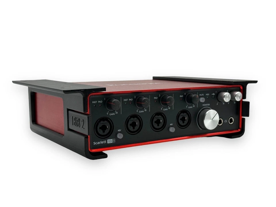 Desk Mount Kit for Focusrite Scarlett 18i8 (2nd Gen) - Under Desk Mount Brackets - Image 3 of 4