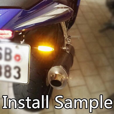 4x LED Indicator lights 4 Yamaha WR450F / WR500Z / XC125 Vino / XC180K / XC200 - Picture 12 of 12
