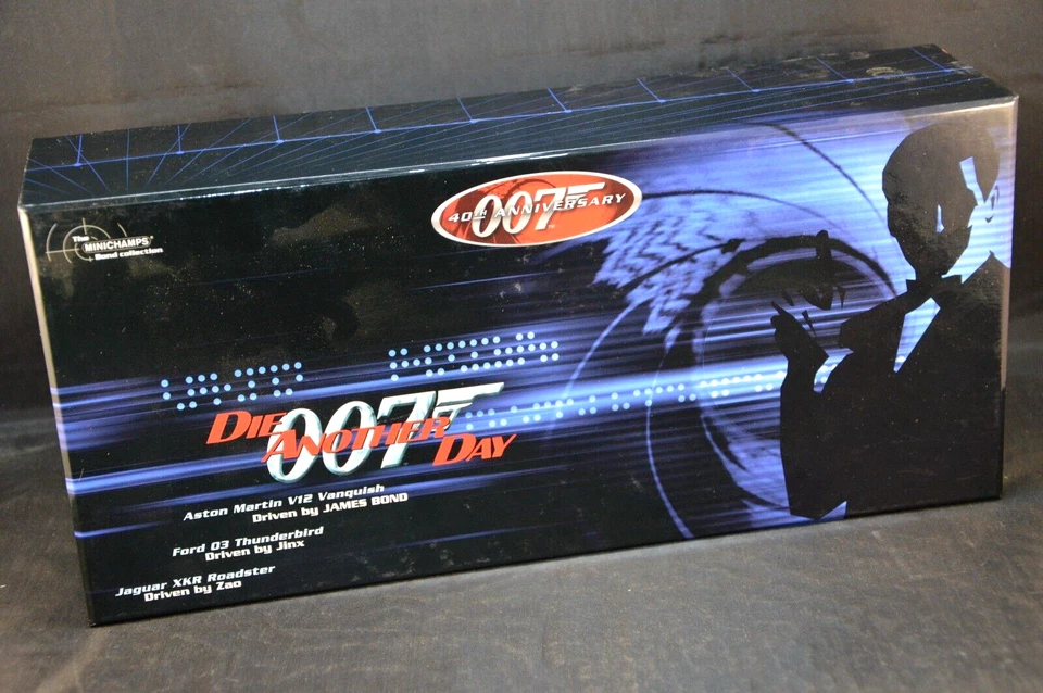 MINICHAMPS 1/43 JAMES BOND COLLECTION 40TH ANNIVERSARY COFANETTO 007 DIE CAST - Immagine 3 di 4