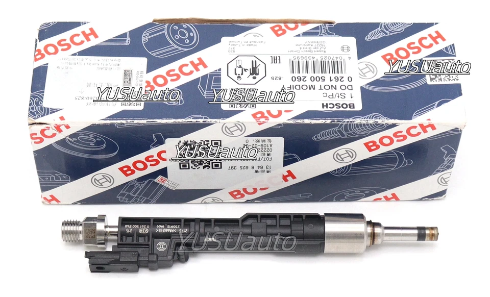 1 pieza Inyectores de combustible OEM Bosch 0261500260 para BMW 335i 535i 740i 13648625397 Foto 3 de 4