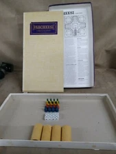 Vintage 1989 Deluxe Parcheesi Board Royal Game of India Milton Bradley Complete