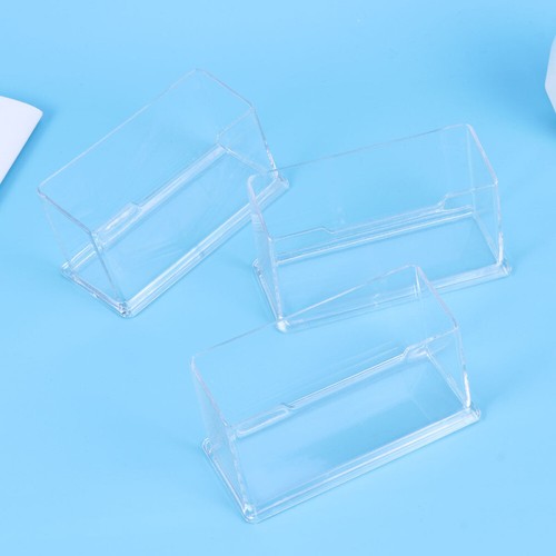 4 Pcs Transparentes Visitenkartenetui Büro Geschäftsfall Büroorganisator - Afbeelding 11 van 11