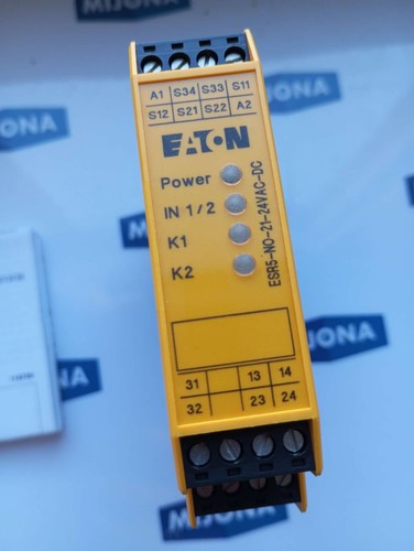 EATON ESR5 Nº 21 24 VAC DC RELÉ DE SEGURIDAD PARADA DE EMERGENCIA 118700 (NUEVO STOCK ANTIGUO) - Imagen 10 de 12