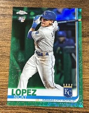 Nicky Lopez RC 2019 Chrome Update Green Refractor SP /99 Rookie RC Variation SP