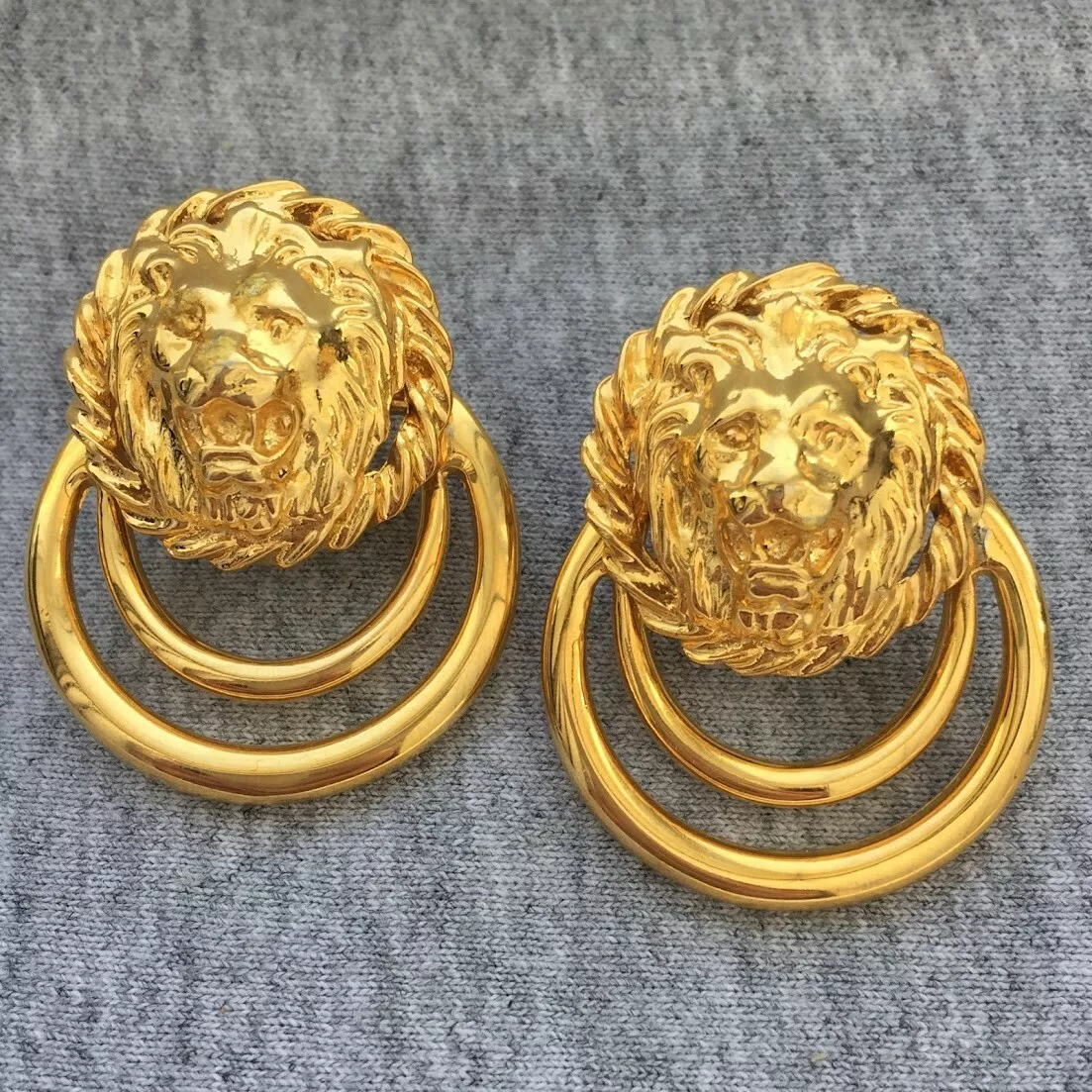 Anne klein lion earrings deals
