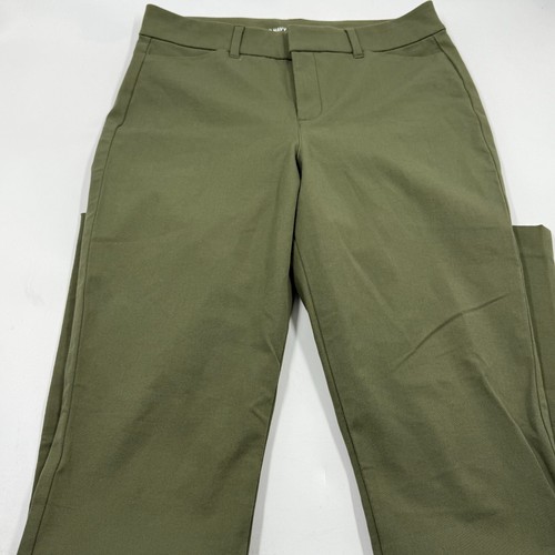 Old Navy Women's Pixie Pants Size 6 Green Cotton Blend Stretch Slim Ankle - Picture 2 of 10