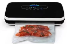 NutriChef PKVS18BK Kitchen Countertop Automatic Vacuum Sealer Preserver Machine