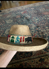  Hat Bowler Wool Felt Brown Western Vintage Style