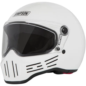 Simpson M30 Full Face Motorbike Motorcycle Helmet - White