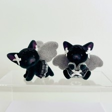 Sylvanian Families Custom Bat Set in Black and White Outfits