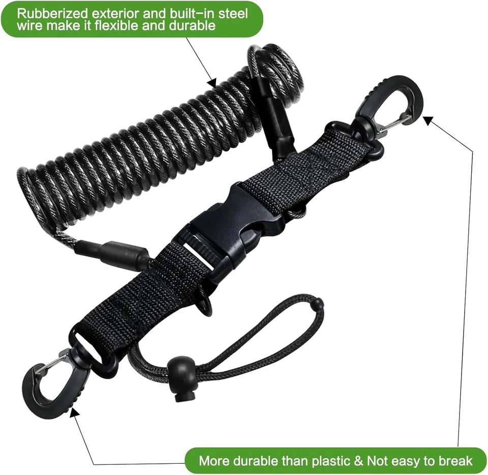 Clip de larguero de pescado grande, larguero de pesca llevar varios peces grandes, carrete rápido Foto 4 de 4