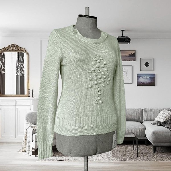 Women Hobbs Sweater Green 40 / L / 48