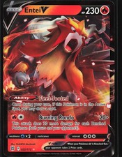 Entei V 022/172 SWSH09: Brilliant Stars Ultra Rare Pokemon Card