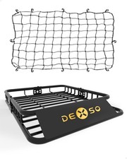 DEXSO 46" x 36" Universal Roof Rack Basket with Cargo Net, 200 Lbs ... Fast Ship