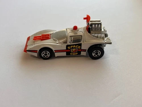 Vintage Hot Wheels Science Friction White Space Cop